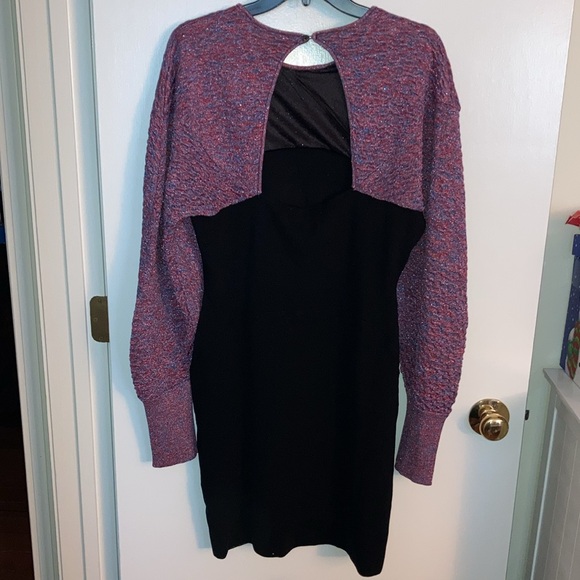 Esteban Cortazar Collective, Contrast Sweater Dress. Size XL - Picture 4 of 12